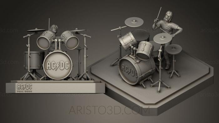Statues of famous people (STKC_0092) 3D model for CNC machine